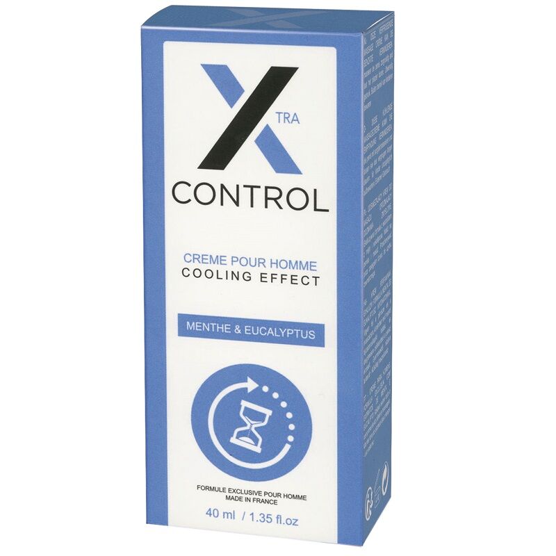 RUF - X CONTROL CREMA EFFETTO FREDDO PER UOMO 40 ML - RUF | Lingerie Harness Boutique