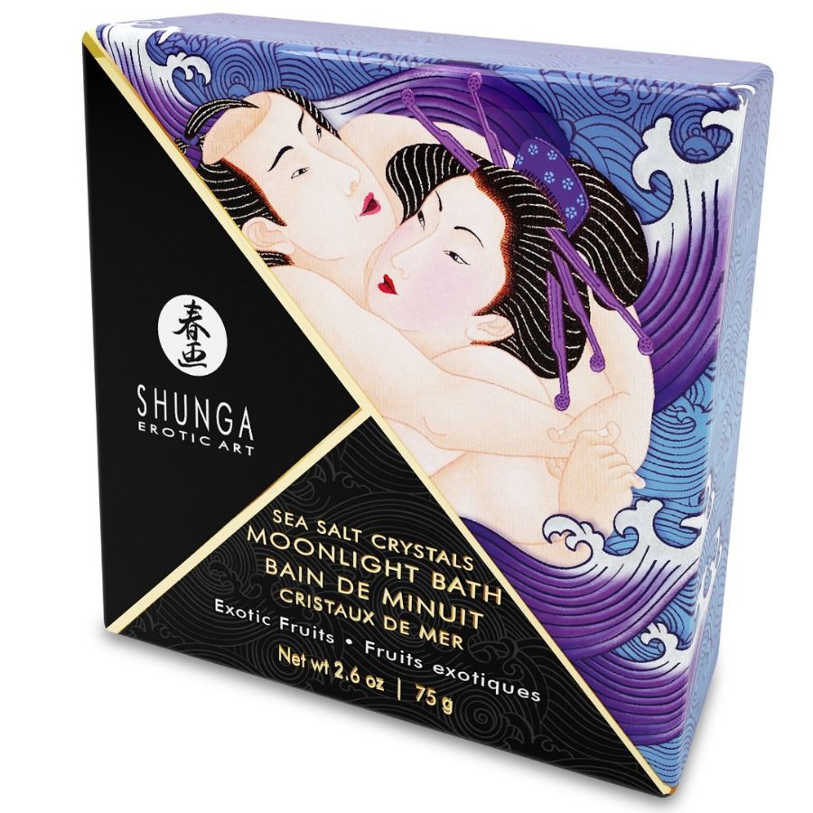 SHUNGA - SALI DA BAGNO AL GUSTO VIOLA ESOTICO 75 GR - SHUNGA BATH EXPERIENCE | Lingerie Harness Boutique