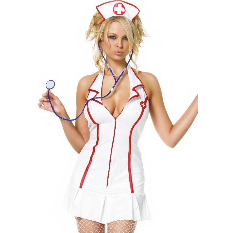 LEG AVENUE - COSTUMI ABITO DA CAPO INFERMIERA LEG AVENUE - SET 3 PEZZI TAGLIA L/XL - LEG AVENUE COSTUMES | Lingerie Harness Boutique