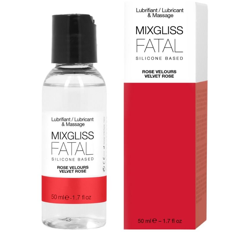 MIXGLISS - LUBRIFICANTE SILICONE ROSE FATALI 50 ML - MIXGLISS | Lingerie Harness Boutique