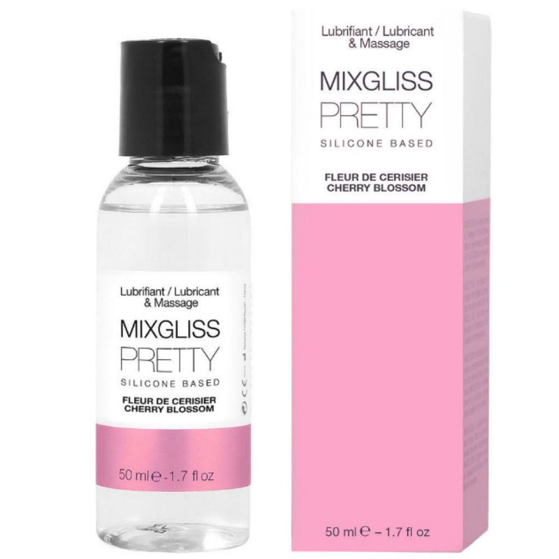 MIXGLISS - LUBRIFICANTE AL SILICONE PRETTY FIORE DI CILIEGIO 50 ML - MIXGLISS | Lingerie Harness Boutique