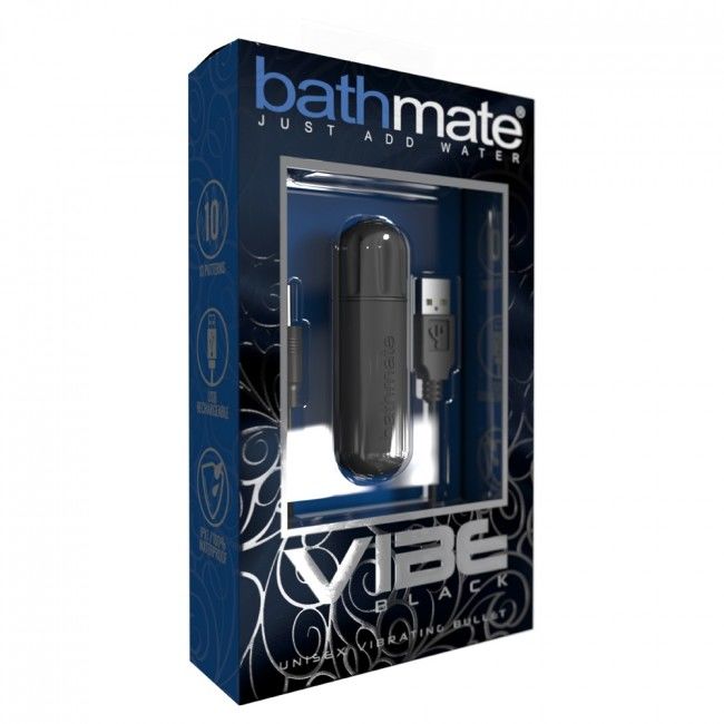 BATHMATE - VIBE PROIETTILE VIBRANTE NERO - BATHMATE | Lingerie Harness Boutique