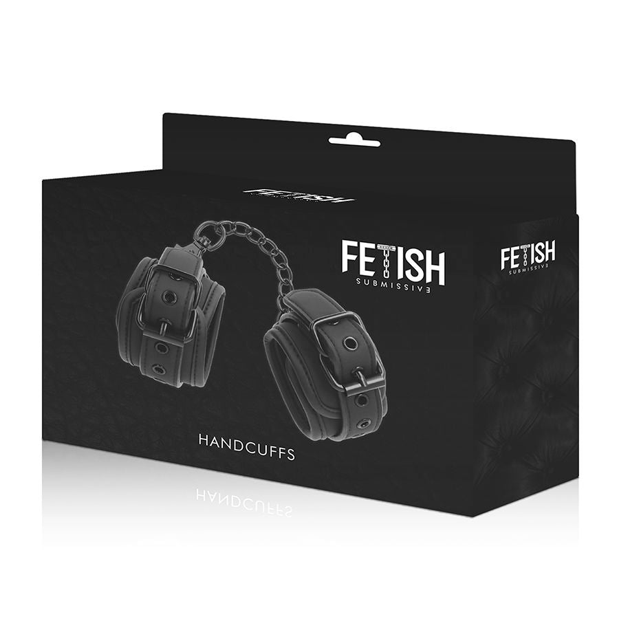 FETISH SUBMISSIVE - MANETTE IN PELLE VEGANA CON FODERA IN NOPRENE - FETISH SUBMISSIVE BONDAGE | Lingerie Harness Boutique