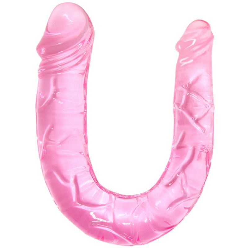 BAILE - DOPPIO DONG DOPPIO DILDO ROSA - BAILE DILDOS | Lingerie Harness Boutique