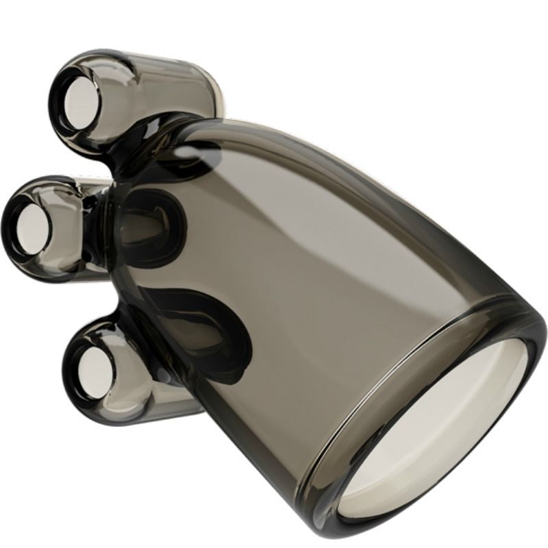 BAILE - COPERTURA VIBRANTE CAPPUCCIO VIBRANTE IN CRISTALLO II - BAILE FOR HIM | Lingerie Harness Boutique