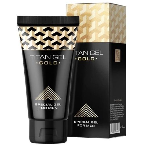 TITAN GEL - GOLD PENE AUMENTA 50ML - TITAN GEL | Lingerie Harness Boutique