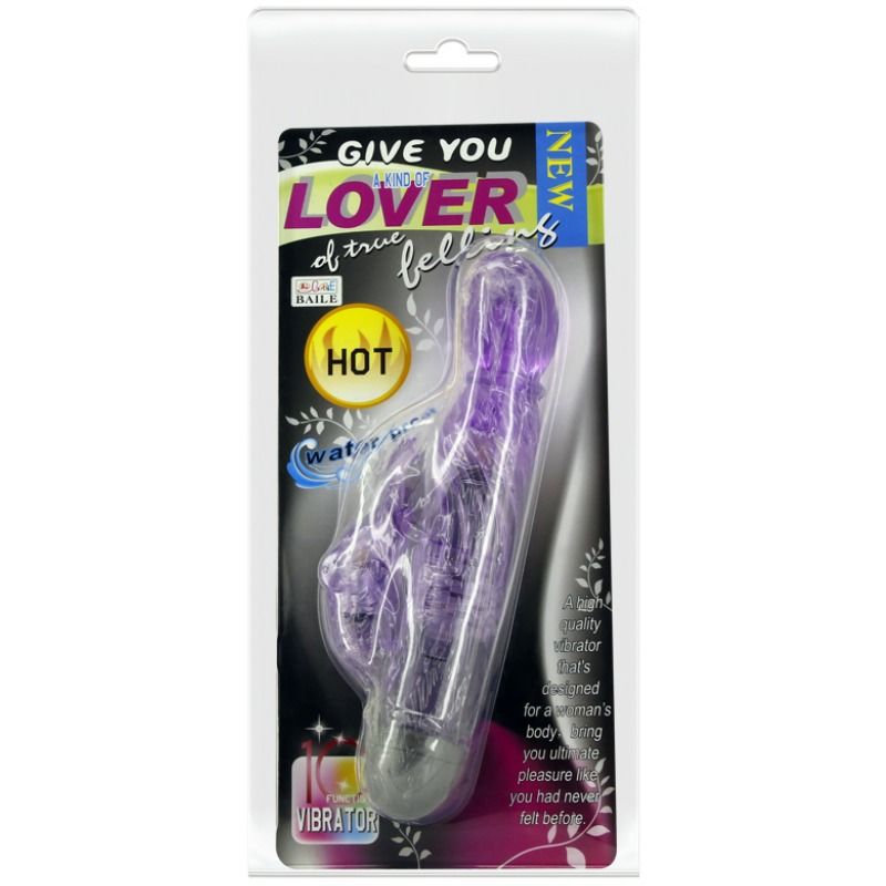 BAILE - REGALATI UN TIPO DI VIBRATORE AMANTE CON CONIGLIO LILLA 10 MODALIT - BAILE VIBRATORS | Lingerie Harness Boutique
