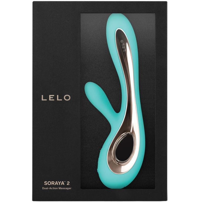 LELO - VIBRATORE SORAYA 2 RABBIT AQUA - LELO | Lingerie Harness Boutique