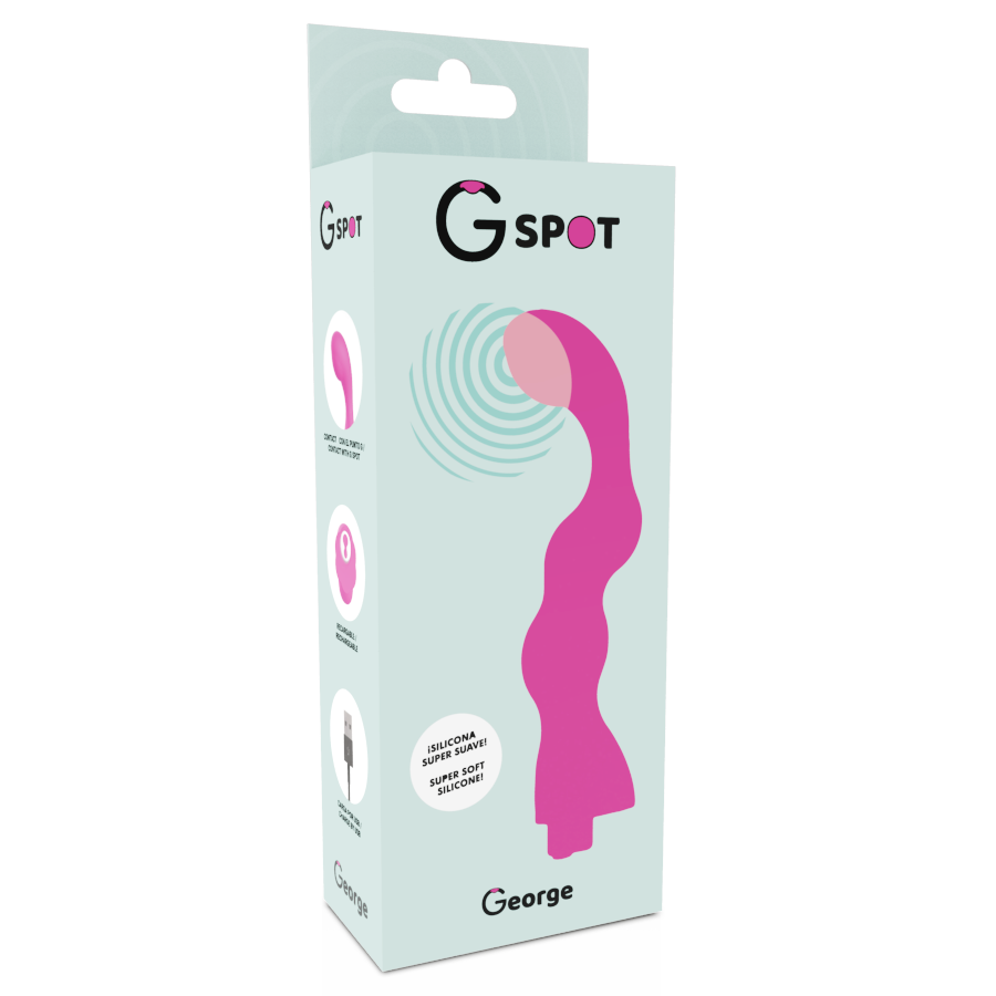 G-SPOT - GEORGE VIBRATORE GUM ROSA - G-SPOT | Lingerie Harness Boutique