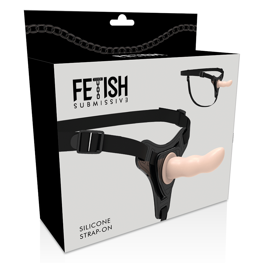 FETISH SUBMISSIVE HARNESS - SILICONE FLESH G-SPOT 12,5 CM - FETISH SUBMISSIVE HARNESS | Lingerie Harness Boutique