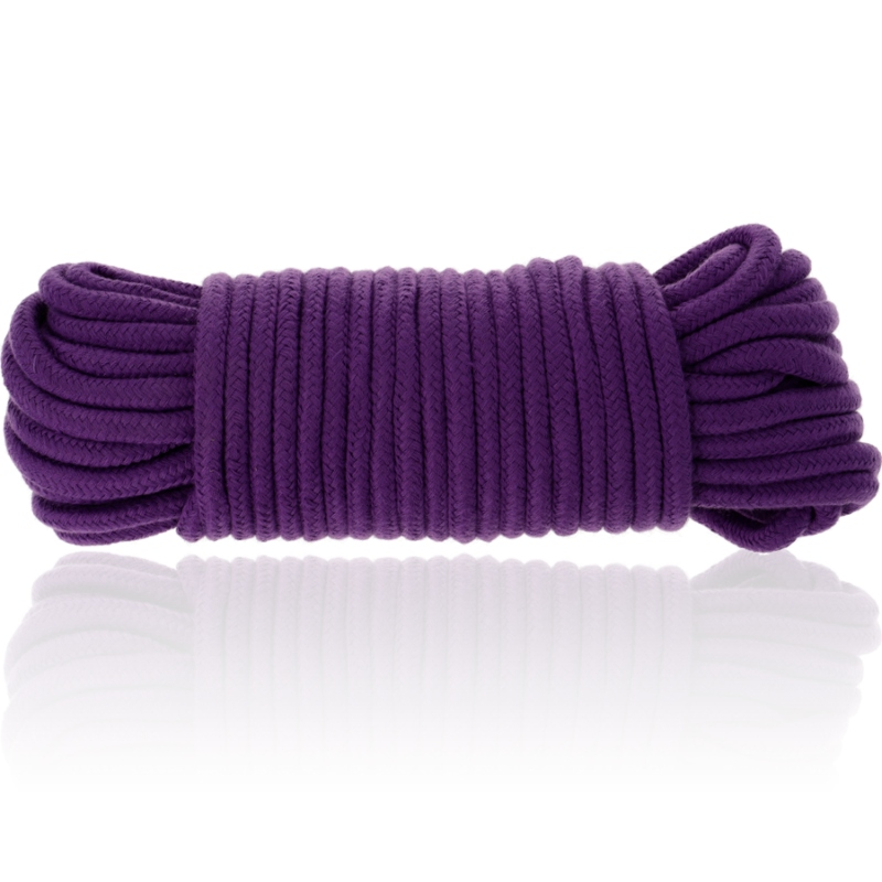 DARKNESS - CORDA BONDAGE IN COTONE 20 METRI LILLA - DARKNESS BONDAGE | Lingerie Harness Boutique