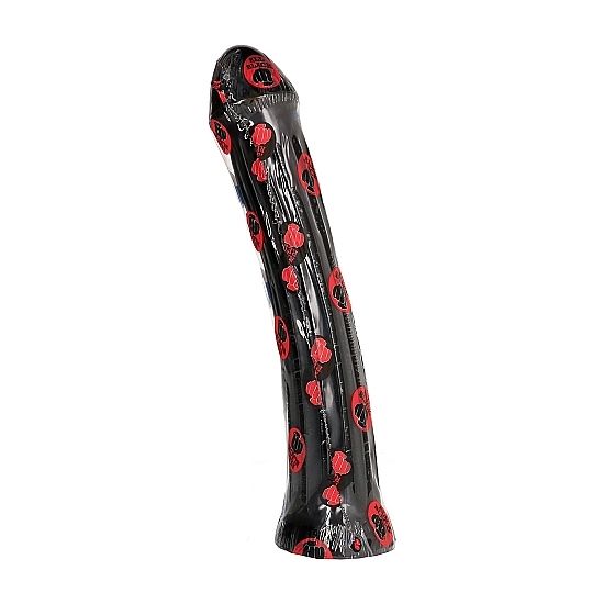 ALL BLACK - DILDO CON PLUG 31 CM - ALL BLACK | Lingerie Harness Boutique