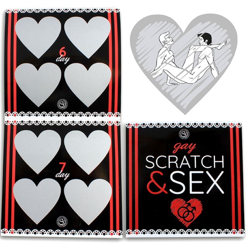 SECRETPLAY - GIOCO GRATTA E SESSO PER COPPIE GAY (ES/EN/FR/PT/DE) - SECRETPLAY 100% GAMES | Lingerie Harness Boutique