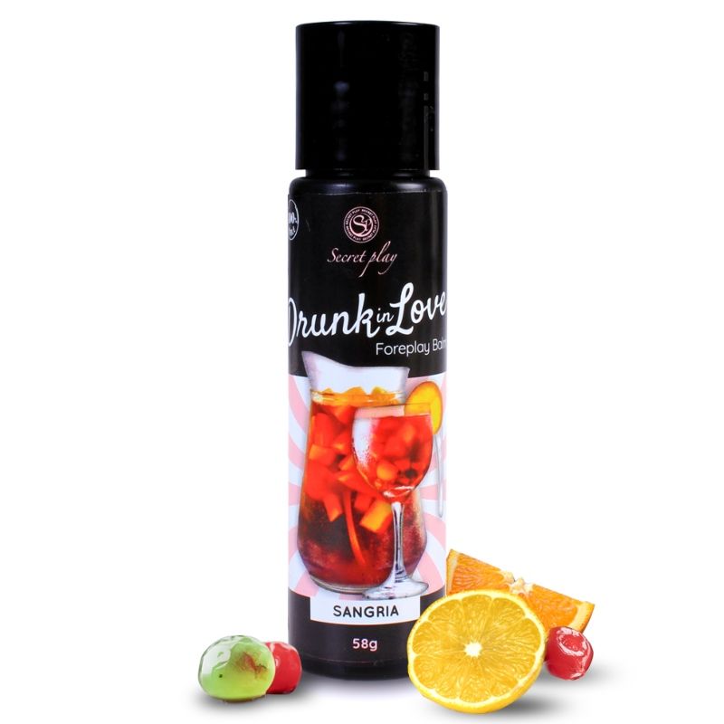 SECRETPLAY - DRUNK IN LOVE LUBE SANGRIA 60 ML - SECRETPLAY COSMETIC | Lingerie Harness Boutique
