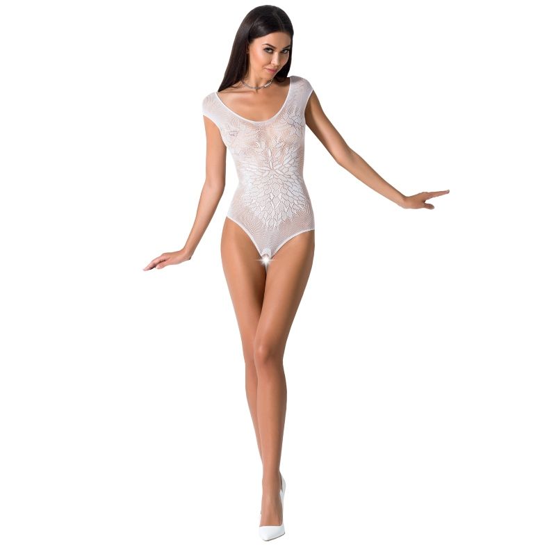 PASSION - WOMAN BS064 BODYSTOCKING BIANCO TAGLIA UNICA - PASSION WOMAN | Lingerie Harness Boutique