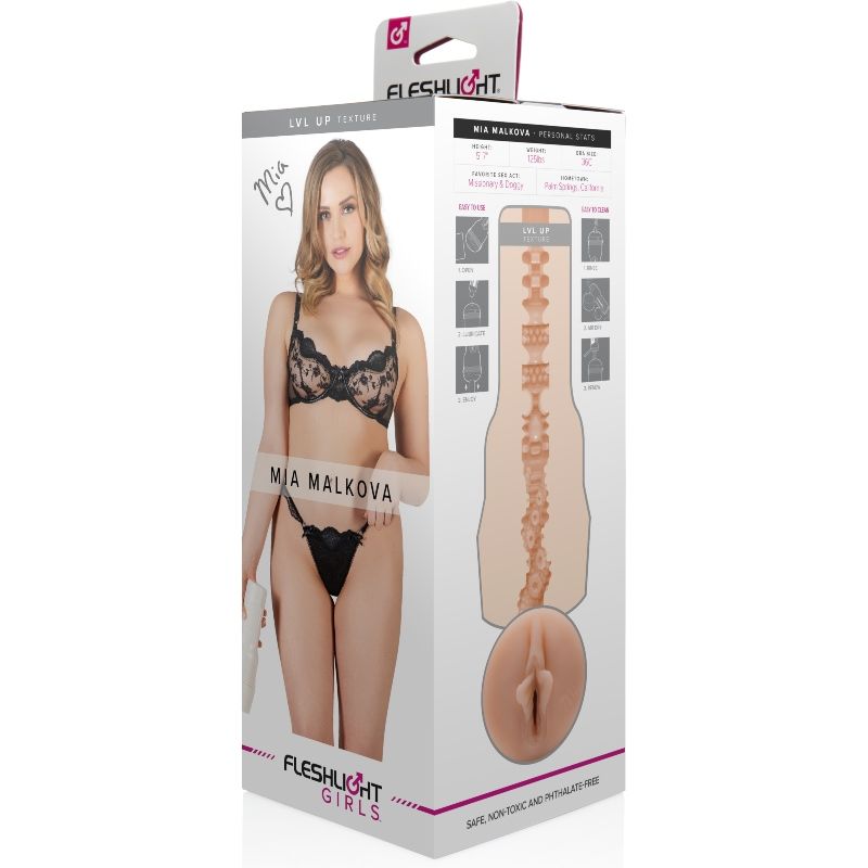 FLESHLIGHT GIRLS - MIA MALKOVA VAGINA LVL UP - FLESHLIGHT GIRLS | Lingerie Harness Boutique