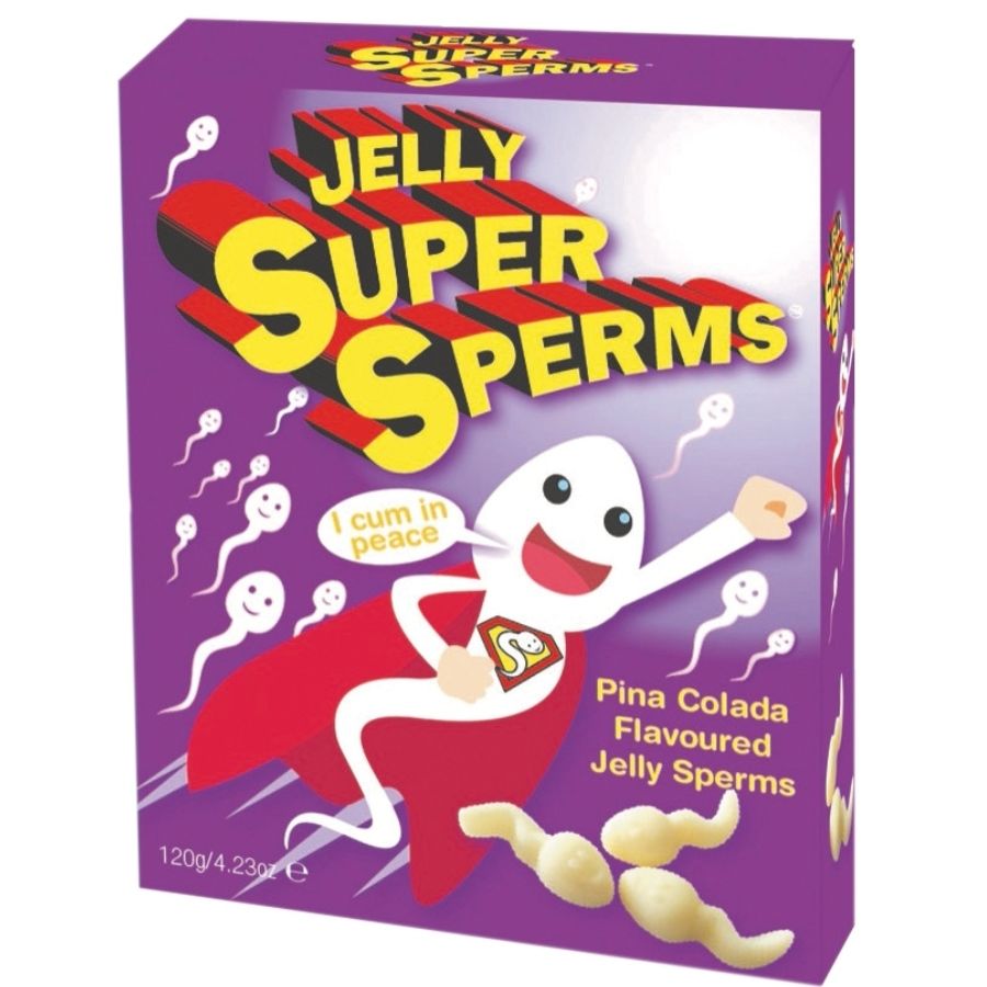SPENCER & FLEETWOOD - JELLY SUPER SPERM GOMMIES FORMA SPERMA 120 GR - SPENCER & FLETWOOD | Lingerie Harness Boutique