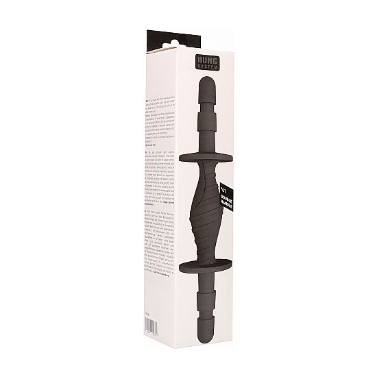 HUNG SYSTEM - DOPPIA PENETRAZIONE NERA - HUNG SYSTEM | Lingerie Harness Boutique