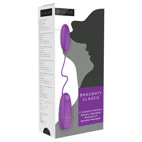 B SWISH - PROIETTILE VIBRANTE BNAUGHTY CLASSIC VIOLA - B SWISH | Lingerie Harness Boutique