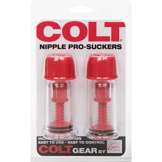 CALEXOTICS - VENTOSE PER CAPEZZOLI ROSSI COLT - CALEXOTICS | Lingerie Harness Boutique