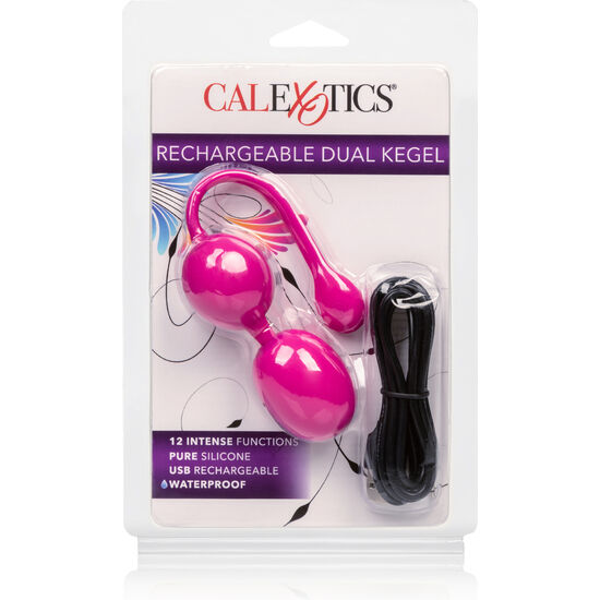 CALEXOTICS - RICARICABILE DUAL KEGEL ROSA - CALEXOTICS | Lingerie Harness Boutique