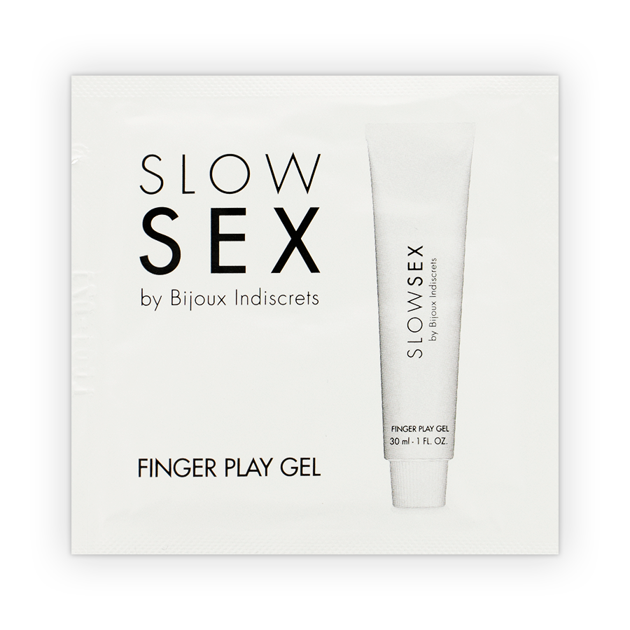 BIJOUX - GEL DA MASSAGGIO SEX SLOW CON FINGER PLAY MONODOSE - BIJOUX SLOW SEX | Lingerie Harness Boutique