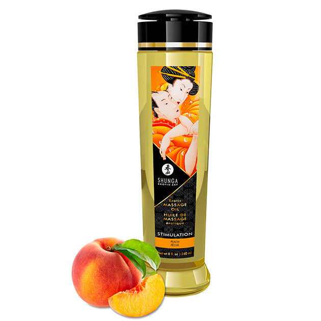 SHUNGA - OLIO DA MASSAGGIO EROTICO STIMOLANTE 240 ML - SHUNGA OILS | Lingerie Harness Boutique