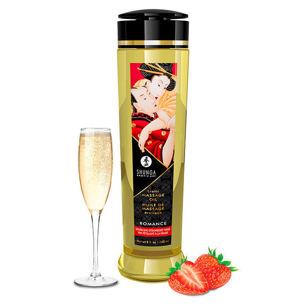SHUNGA - OLIO DA MASSAGGIO ROMANTICO EROTICO 240 ML - SHUNGA OILS | Lingerie Harness Boutique