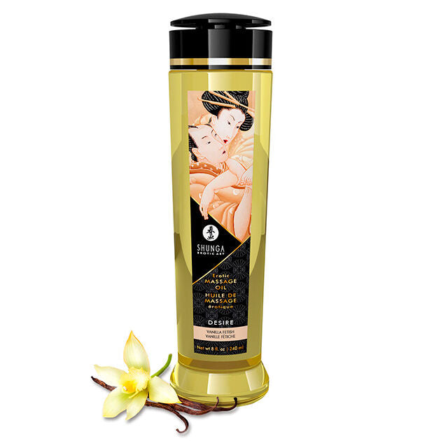 SHUNGA - OLIO DA MASSAGGIO EROTICO DESIRE 240 ML - SHUNGA OILS | Lingerie Harness Boutique