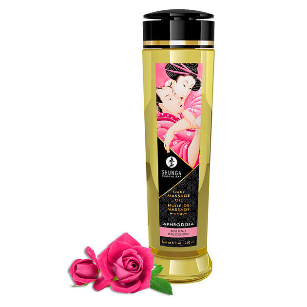 SHUNGA - OLIO DA MASSAGGIO EROTICO APHRODISIA 240 ML - SHUNGA OILS | Lingerie Harness Boutique