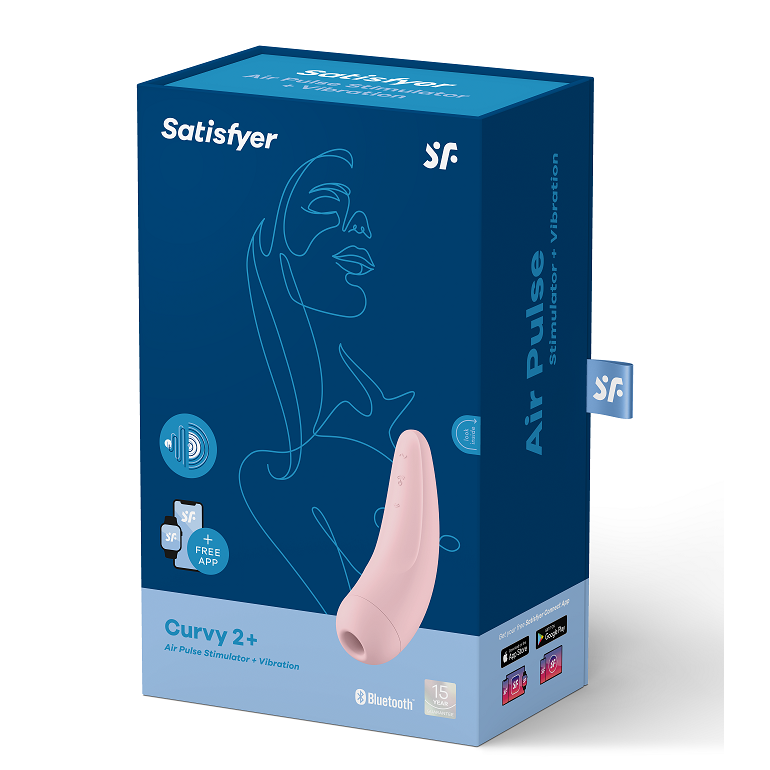 SATISFYER - CURVY 2 + ROSA - SATISFYER CONNECT | Lingerie Harness Boutique