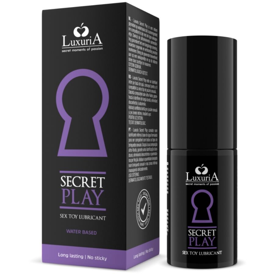 INTIMATELINE LUXURIA - SECRET PLAY SEX TOYS LUBRIFICANTE 30 ML - INTIMATELINE LUXURIA | Lingerie Harness Boutique