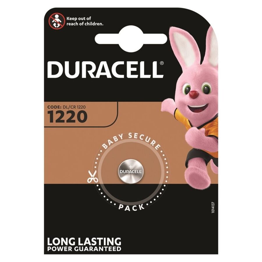 DURACELL - BATTERIA BOTON LITIO CR1220 3V 1UNIT - DURACELL | Lingerie Harness Boutique