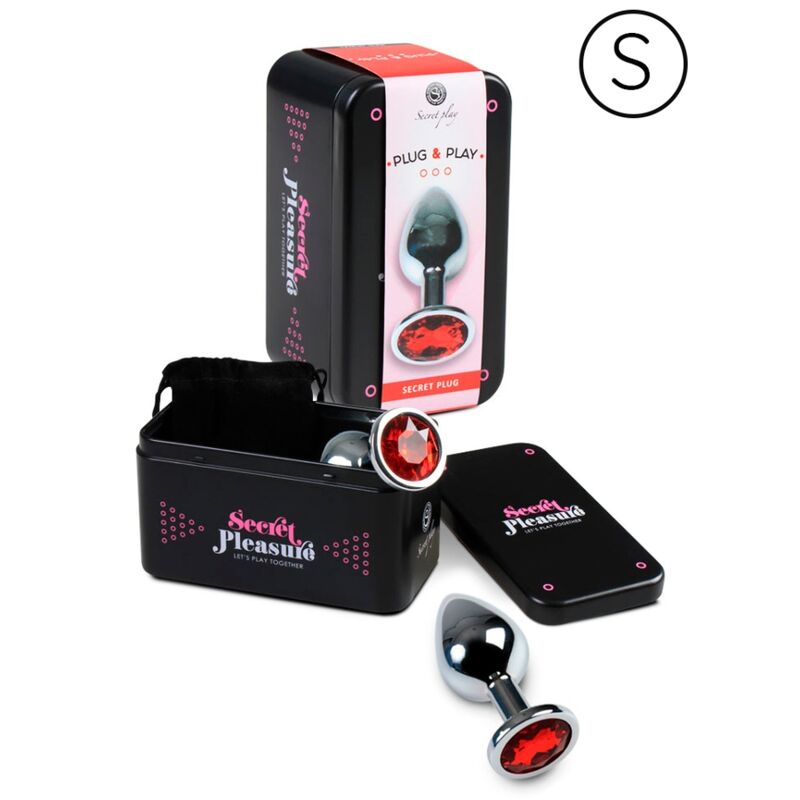 SECRETPLAY - PLUG ANALE ROSSO S - SECRETPLAY TOYS | Lingerie Harness Boutique
