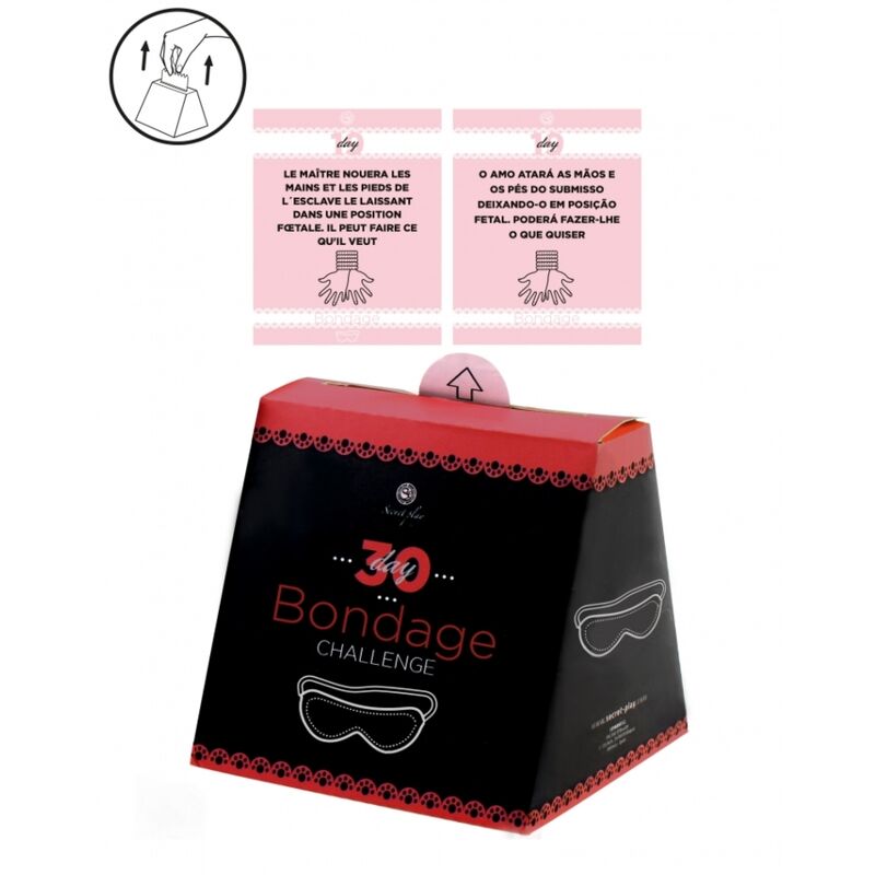 SECRETPLAY - SFIDA 30 GIORNI DI BONDAGE (FR/PT) - SECRETPLAY 100% GAMES | Lingerie Harness Boutique