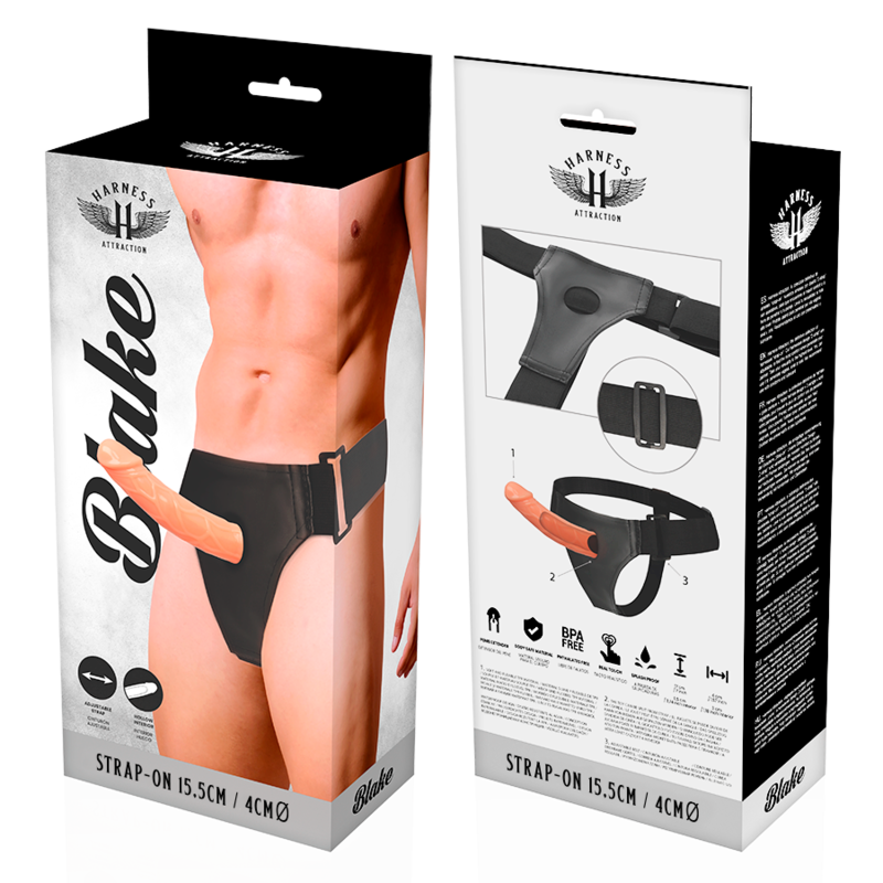 HARNESS ATTRACTION - RNES HUECO BLAKE 15.5 CM -O- 4 CM - HARNESS ATTRACTION | Lingerie Harness Boutique