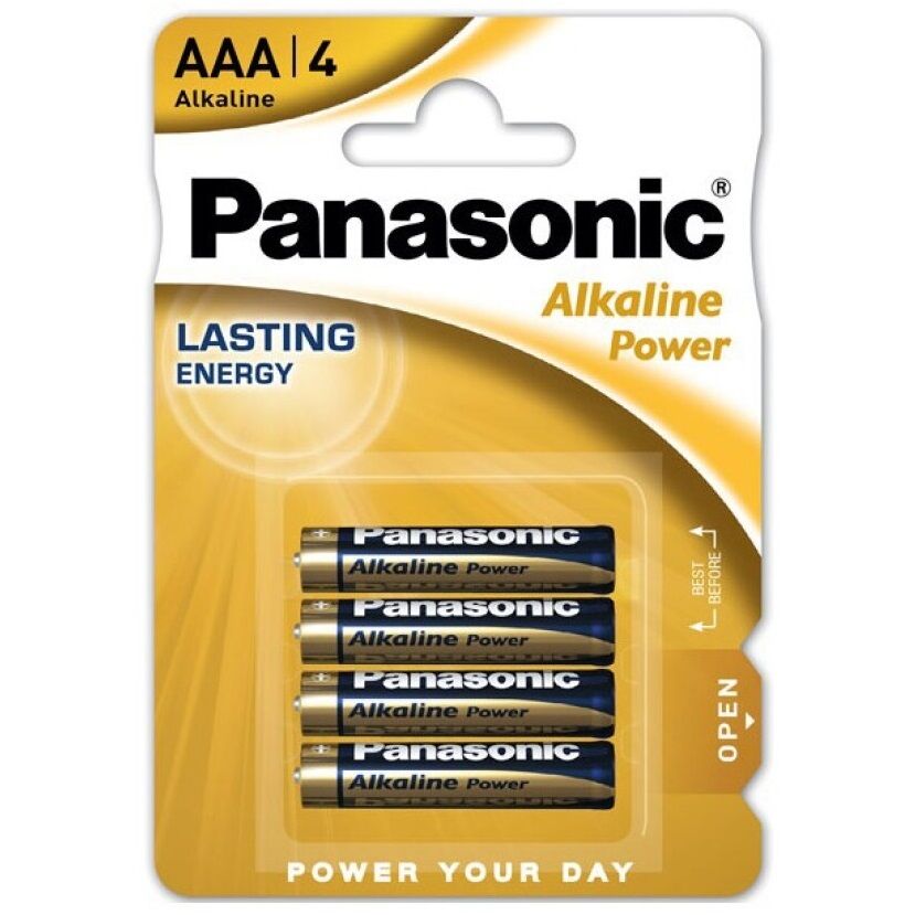 PANASONIC - BATTERIA BRONZO AAA LR03 4U - PANASONIC | Lingerie Harness Boutique