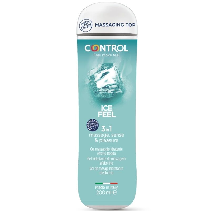 CONTROL - GEL 3 IN 1 ICE FEEL 200 ML - CONTROL LUBES | Lingerie Harness Boutique