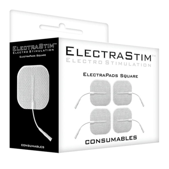ELECTRASTIM - TAMPONE AUTOADESIVO QUADRATO - ELECTRASTIM | Lingerie Harness Boutique