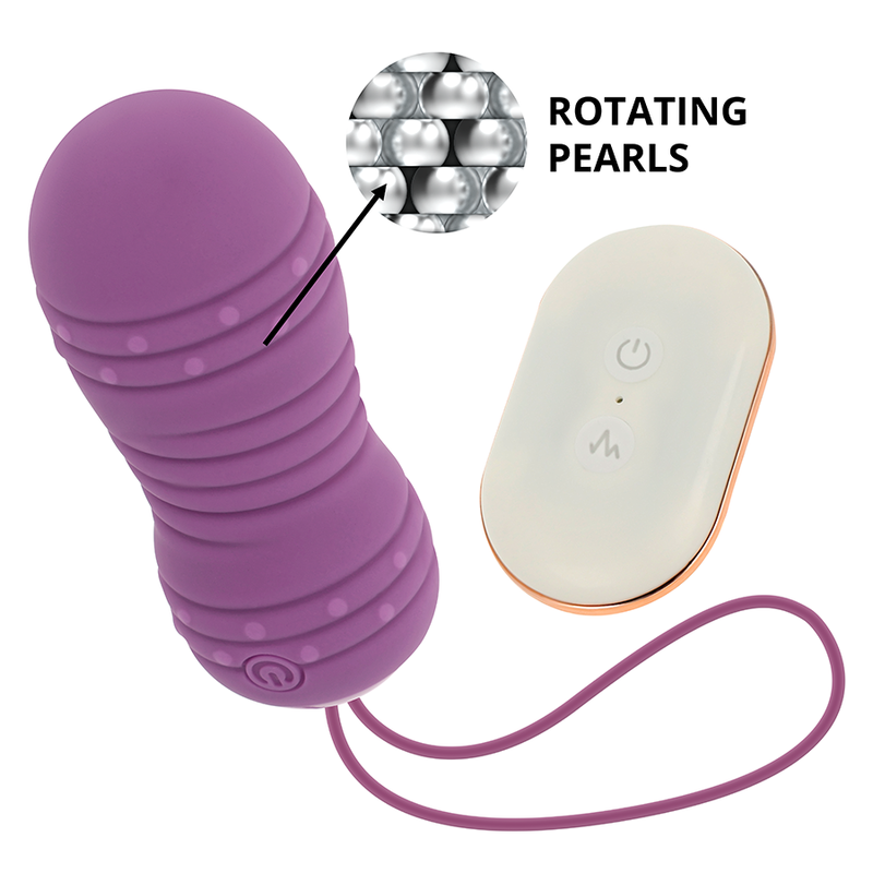 OHMAMA - UOVO A TELECOMANDO 7 MODALITÀ DI ROTAZIONE LILLA - OHMAMA STIMULATING | Lingerie Harness Boutique