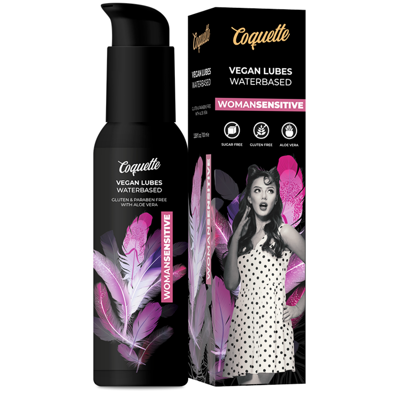 COQUETTE CHIC DESIRE - PREMIUM EXPERIENCE VEGAN WOMANSENSITIVE LUBRIFICANTE 100 ML - COQUETTE COSMETICS | Lingerie Harness Boutique