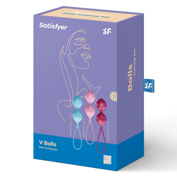 SATISFYER - SET DA ALLENAMENTO LOVEBALLS 2 - SATISFYER BALLS | Lingerie Harness Boutique