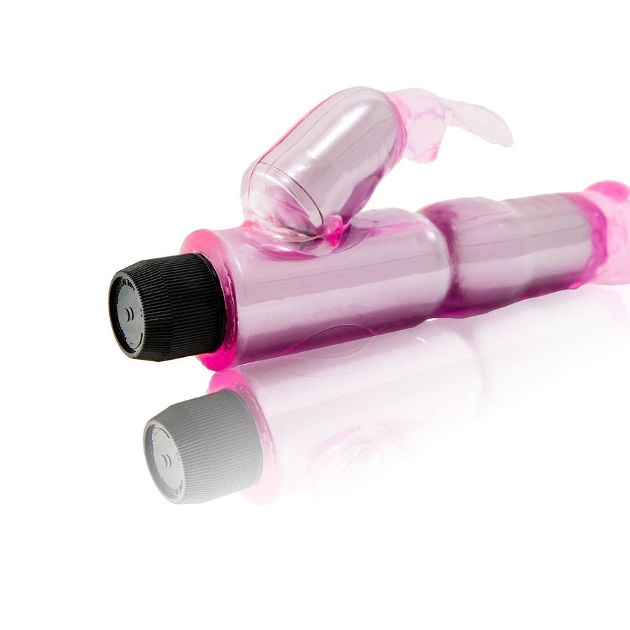 BAILE - VIBRATORE CON STIMOLATORE ROSA REGOLABILE - BAILE VIBRATORS | Lingerie Harness Boutique