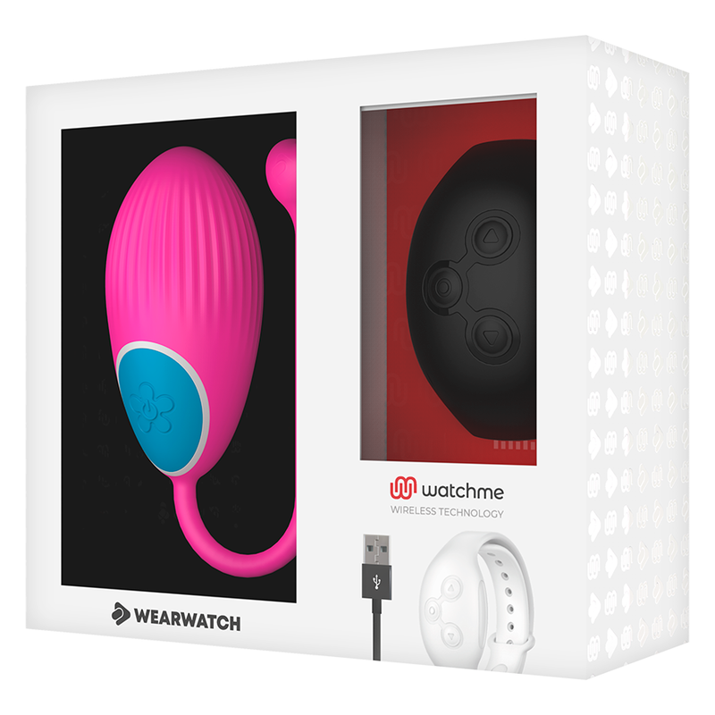 WEARWATCH - TECNOLOGIA WATCHME TELECOMANDO UOVO FUCSIA / JET - WEARWATCH | Lingerie Harness Boutique