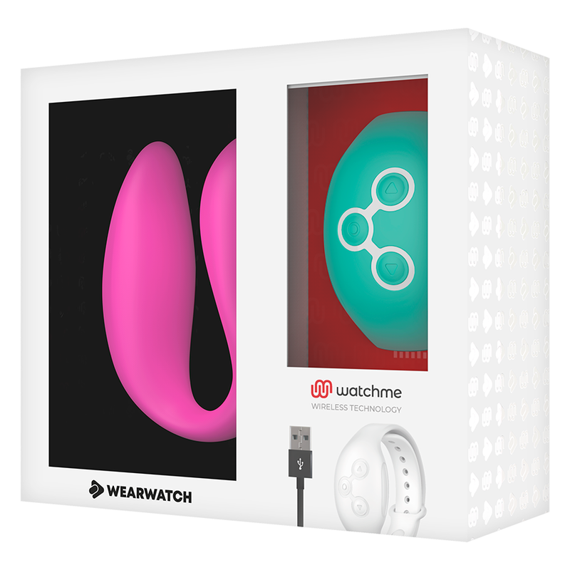 WEARWATCH - VIBRATORE WATCHME A DOPPIA TECNOLOGIA FUCSIA / ACQUA DI MARE - WEARWATCH | Lingerie Harness Boutique