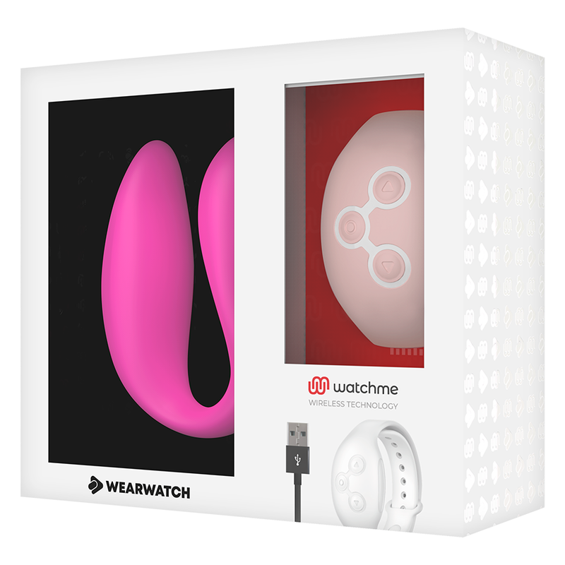 WEARWATCH - VIBRATORE WATCHME DOPPIA TECNOLOGIA FUCSIA / ROSA - WEARWATCH | Lingerie Harness Boutique