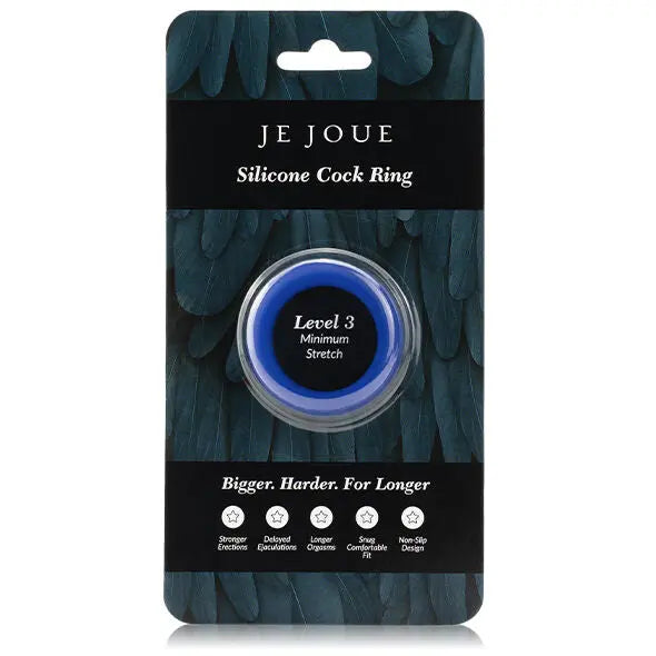 JE JOUE - ANELLO IN SILICONE BLU STRANGOLAMENTO MINIMO - JE JOUE | Lingerie Harness Boutique