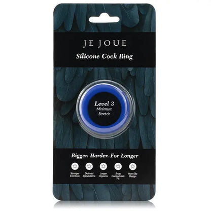 JE JOUE - ANELLO IN SILICONE BLU STRANGOLAMENTO MINIMO - JE JOUE | Lingerie Harness Boutique