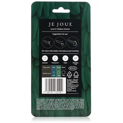 JE JOUE - ANELLO IN SILICONE VERDE - STROZZATURA MEDIA - JE JOUE | Lingerie Harness Boutique