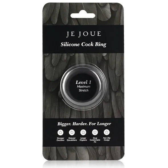 JE JOUE - ANELLO PER IL CAZZO IN SILICONE MASSIMA ELASTICIT - NERO - JE JOUE | Lingerie Harness Boutique